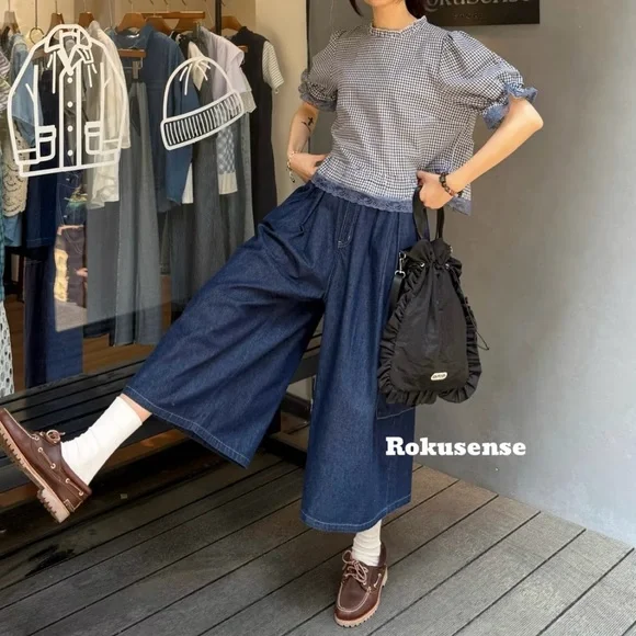 Boutique Blue checkered lace blouse - Picture 2 of 7